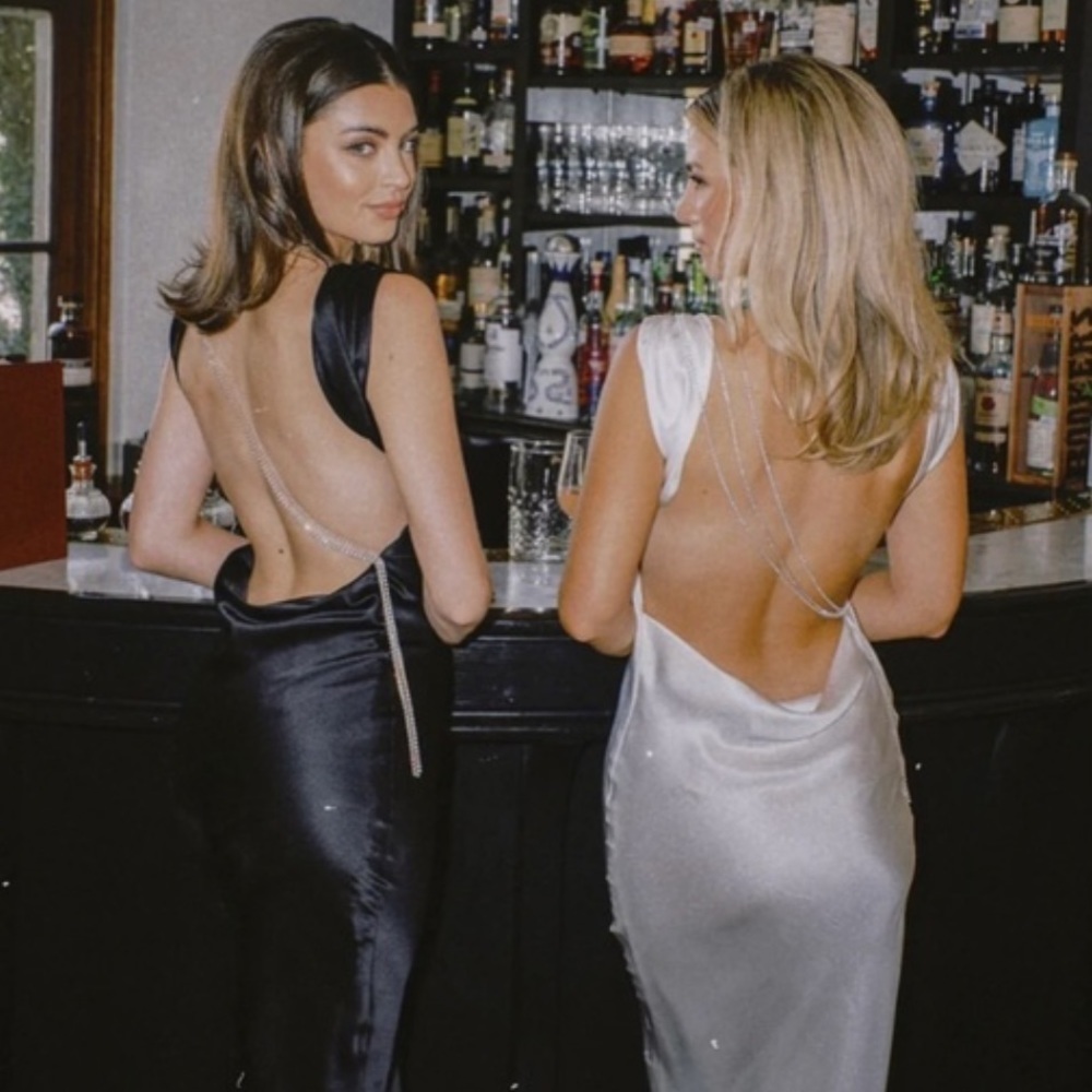 The Bar Pierre Gown in Black